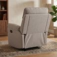 Belgrave Manual Recliner Armchair - Oatmeal - Fabric