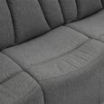 Belgrave Manual Recliner Sofa - 3 Seater - Grey - Fabric
