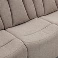 Belgrave Manual Recliner Sofa - 3 Seater - Oatmeal - Fabric