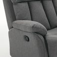 Belgrave Manual Recliner Sofa Suite - 3+1+1 Seater - Grey - Fabric