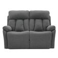 Belgrave Manual Recliner Sofa Suite - 3+2 Seater - Grey - Fabric