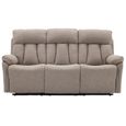 Belgrave Manual Recliner Sofa Suite - 3+2 Seater - Oatmeal - Fabric