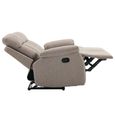 Belgrave Manual Recliner Sofa Suite - 3+2 Seater - Oatmeal - Fabric