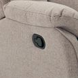Belgrave Manual Recliner Sofa Suite - 3+2 Seater - Oatmeal - Fabric