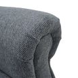 Berkshire Electric Recliner Armchair - Dual Motor - Steel Grey - Fabric