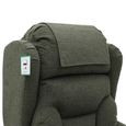 Berkshire Electric Recliner Armchair - Quad Motor - Olive - Fabric