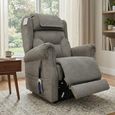 Berkshire Electric Recliner Armchair - Quad Motor - Stone - Fabric