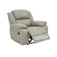 Bentley Electric Recliner Armchair - Grey Leather