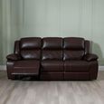 Bentley Electric Recliner Sofa Set - Brown Leather