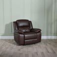 Bentley Electric Recliner Sofa Set - Brown Leather