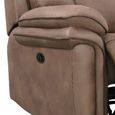 Richmond Electric Recliner Armchair - Sahara - Leather Look Fabric