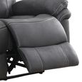 Richmond Electric Recliner Sofa - 2 Seater - Charcoal - Leather Look Fabric