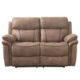 Richmond Electric Recliner Sofa Suite - 3+2 Seater - Sahara - Leather Look Fabric