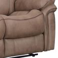 Richmond Manual Recliner Sofa - 2 Seater - Sahara - Leather Look Fabric