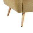 Piper Accent Armchair - Olive Green - Fabric