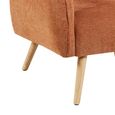 Piper Accent Armchair - Rust - Fabric