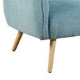Piper Sofa - 2 Seater - Teal - Fabric