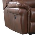 Farnham Power Electric Recliner Sofa - 2 Seater - Tan - Leather
