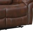 Farnham Power Electric Recliner Sofa - 2 Seater - Tan - Leather