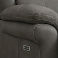 Farnham Ultra Electric Recliner Armchair - Grey - Fabric