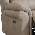 Farnham Ultra Electric Recliner Armchair - Stone - Fabric
