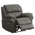 Farnham Ultra Electric Recliner Sofa Suite - 3+1+1 Seater - Grey - Fabric