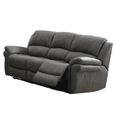 Farnham Ultra Electric Recliner Sofa Suite - 3+1+1 Seater - Grey - Fabric