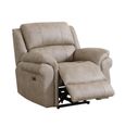 Farnham Ultra Electric Recliner Sofa Suite - 3+1+1 Seater - Stone - Fabric