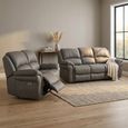 Farnham Ultra Electric Recliner Sofa Suite - 3+2 Seater - Grey - Fabric