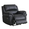 Farnham Ultra Electric Recliner Sofa Suite - 3+1+1 Seater - Black - Fabric