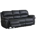 Farnham Ultra Electric Recliner Sofa Suite - 3+2 Seater - Black - Fabric