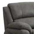 Farnham Ultra Manual Recliner Armchair - Grey - Fabric