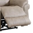 Farnham Ultra Manual Recliner Armchair - Stone - Fabric