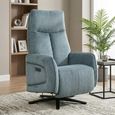 Prestige Swivel Recliner Armchair - Triple Motor - Arona - Fabric