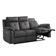 Palermo Electric Recliner Sofa - 3+1+1 Seater - Anthracite - Fabric