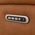 Prestige Swivel Recliner Armchair - Triple Motor - Camel - Leather