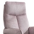 Prestige Swivel Recliner Armchair - Triple Motor - Lavender - Fabric