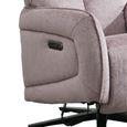 Prestige Swivel Recliner Armchair - Triple Motor - Lavender - Fabric