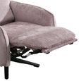 Prestige Swivel Recliner Armchair - Triple Motor - Lavender - Fabric