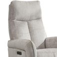 Prestige Swivel Recliner Armchair - Triple Motor - Rabbit - Fabric