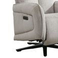 Prestige Swivel Recliner Armchair - Triple Motor - Rabbit - Fabric