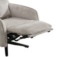 Prestige Swivel Recliner Armchair - Triple Motor - Rabbit - Fabric