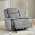 Rockport Electric Recliner Armchair - Dusk - Fabric