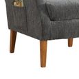 Faro Fireside Armchair - Anthracite - Fabric