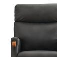 Faro Fireside Armchair - Grey - Faux Leather