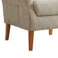 Faro Fireside Armchair - Rabbit - Fabric
