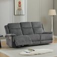 Rockport Electric Recliner Sofa - 3+1+1 Seater - Storm - Fabric