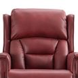 Sandringham Lift & Tilt Electric Recliner Armchair - Dual Motor - Burgundy - Leather