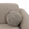 Clyde Corner Lounge Sofa - with Chaise - LHF - Stone Grey - Fabric
