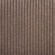 Lido Sofa - 2.5 Seater - Corduroy Style - Brown - Fabric